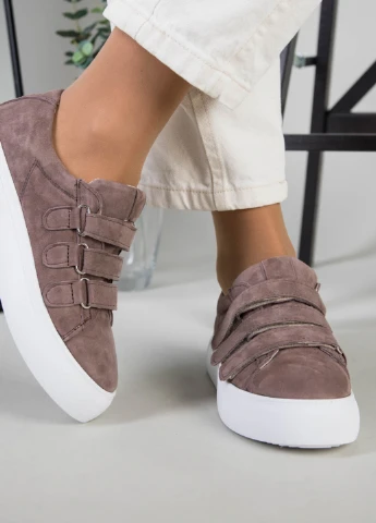 Темно-бежеві кеди shoesband Brand