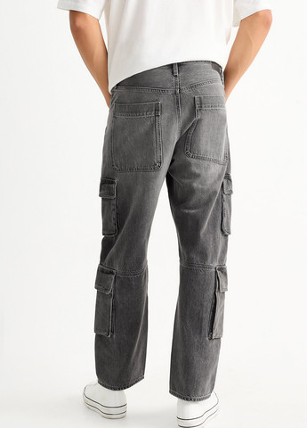 Темно-серые демисезонные карго джинсы C&A