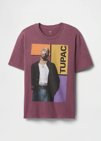 Фиолетовая футболка Gap