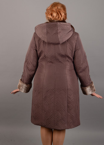 Пудровая зимняя зимняя куртка с искусственным мехом Mangust