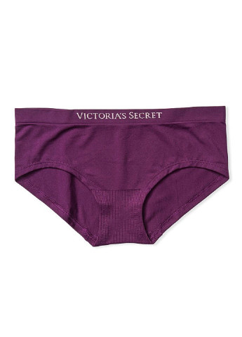 Трусы Victoria's Secret слип однотонные фиолетовые кэжуалы полиамид