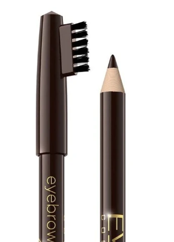 ОЛІВЕЦЬ ДЛЯ БРІВ контурні MEDIUM BROWN Eveline (227442892)