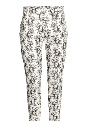 Белые летние брюки H&M