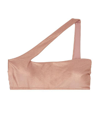 Розово-коричневый летний купальник (лиф, трусики) раздельный Victoria's Secret