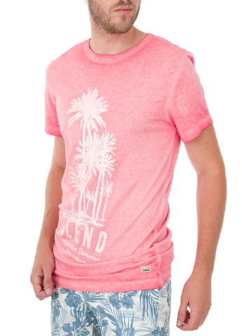 Розовая футболка Blend