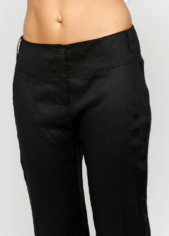 Черные кэжуал летние прямые брюки Lauren Vidal