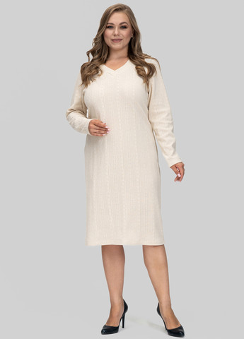 Молочна кежуал сукня сукня светр A'll Posa однотонна