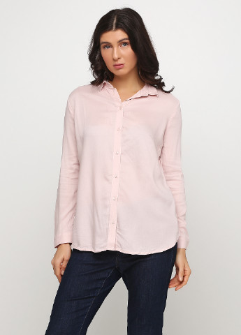 Светло-розовая кэжуал рубашка H&M