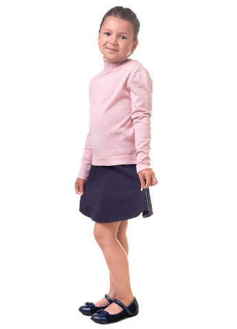 Гольф Bakhur Гольф для девочки с длинным рукавом однотонный розовый кэжуал