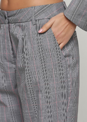 Серые кэжуал демисезонные прямые брюки Silvian Heach