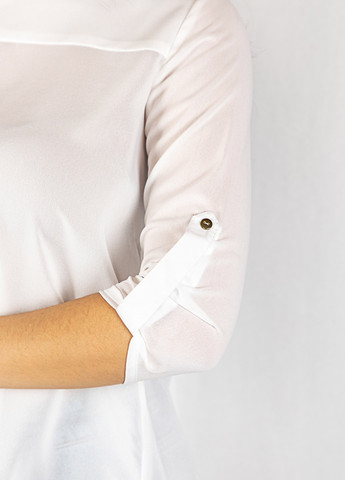 Біла демісезонна блуза Time of Style