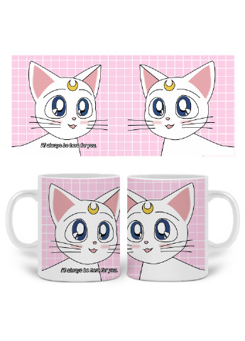 Кружка Сейлор Мун (Sailor Moon) 330 мл горнятко керамічне (20259-2919) MobiPrint (224806231)