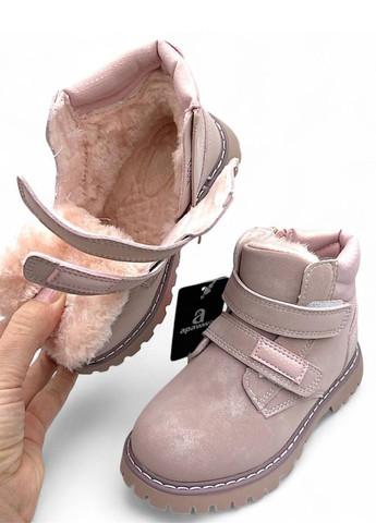 Пудровые кэжуал зимние ботинки Apawwa