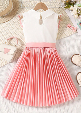 Розовый летний костюм (топ, юбка) SHEIN