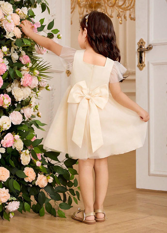 Кремовое платье SHEIN (347152634)