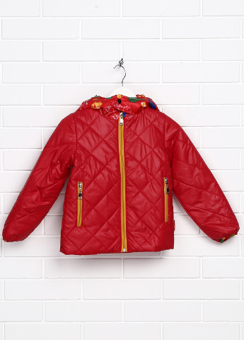 Красная демисезонная куртка Одягайко