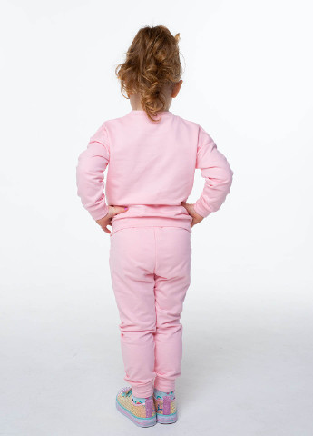 Розовый демисезонный комплект (свитшот, брюки) Vidoli