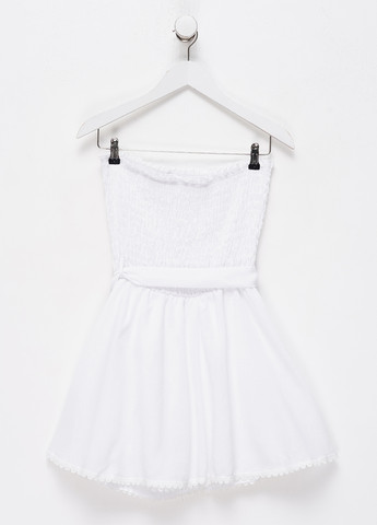 Комбінезон SHEIN комбінезон-шорти однотонний білий кежуал бавовна