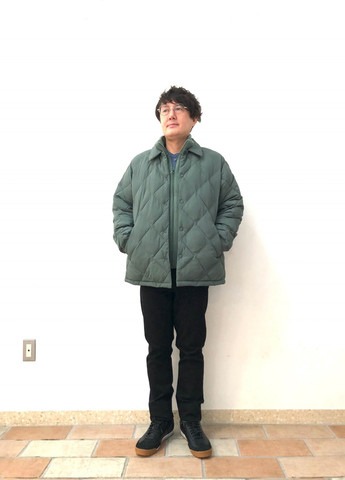 Зеленая демисезонная куртка Uniqlo