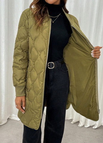 Оливкова зимня куртка SHEIN