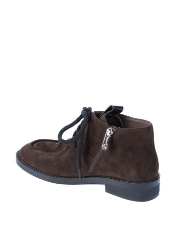 Осенние ботинки Brocoli завязки, люверсы из натуральной замши