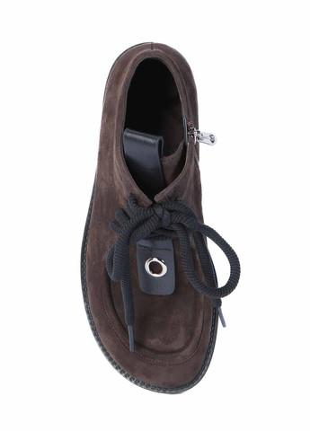 Осенние ботинки Brocoli завязки, люверсы из натуральной замши