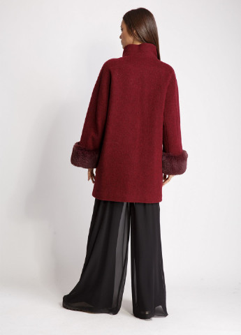 Бордове демісезонне Пальто однобортне Alberto Bini