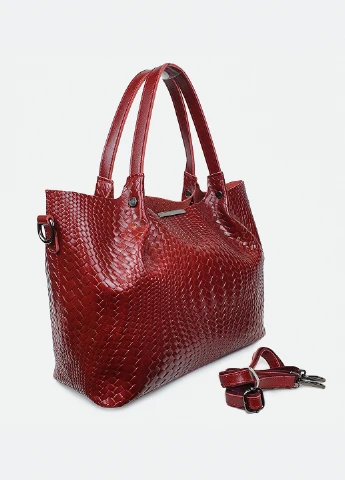 Модний жіночий велика класична сумка 8622 червона Fashion Сумка (226760525)