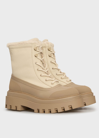 Зимние ботинки Calvin Klein Jeans с тиснением, со шнуровкой, с логотипом