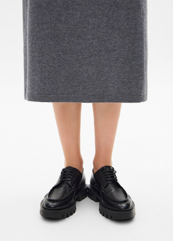 Серая кэжуал меланж юбка Promin карандаш