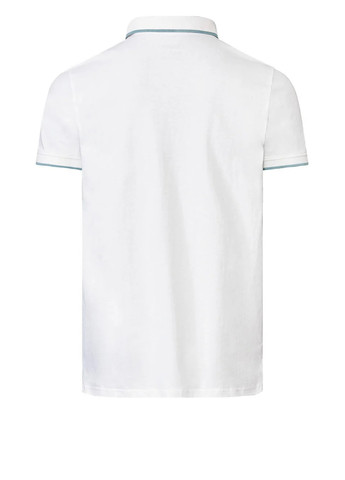 Молочная футболка-поло для мужчин Livergy в полоску