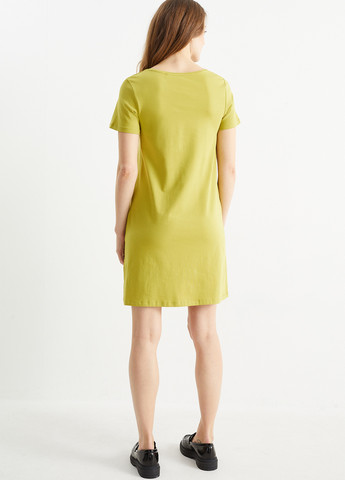 Комбинированное кэжуал платье (2 шт.) платье-футболка C&A в полоску