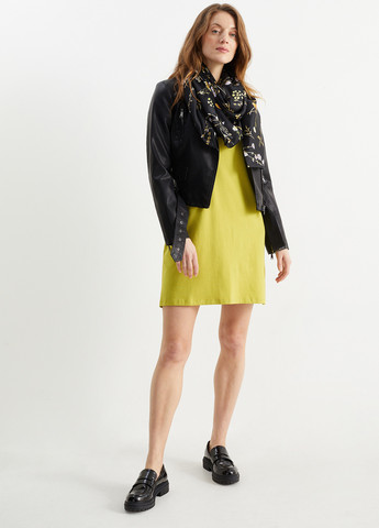 Комбинированное кэжуал платье (2 шт.) платье-футболка C&A в полоску