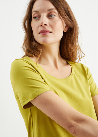 Комбинированное кэжуал платье (2 шт.) платье-футболка C&A в полоску