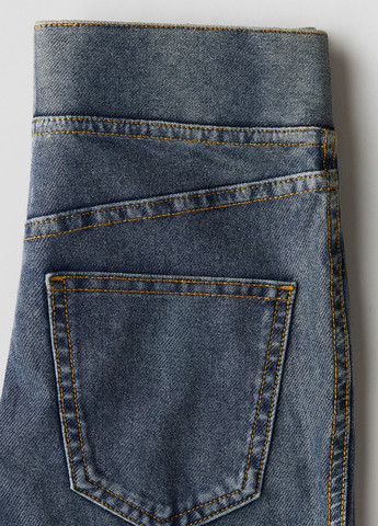 Серо-синие демисезонные джеггинсы H&M