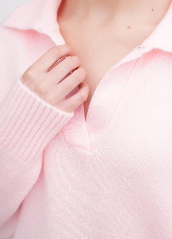 Светло-розовый демисезонный свитер EQUILIBRI