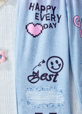 Комбинированный летний комплект (майка, брюки) SHEIN