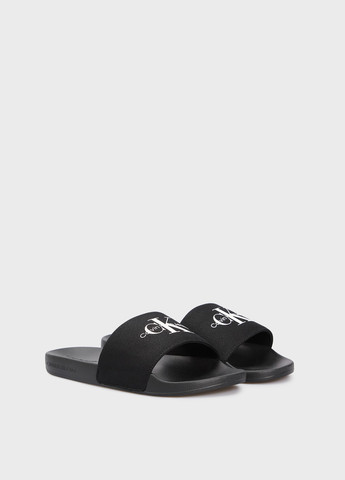 Черные пляжные, кэжуал шлепанцы Calvin Klein Jeans