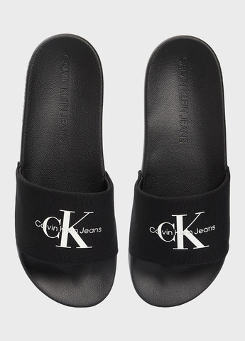 Черные пляжные, кэжуал шлепанцы Calvin Klein Jeans