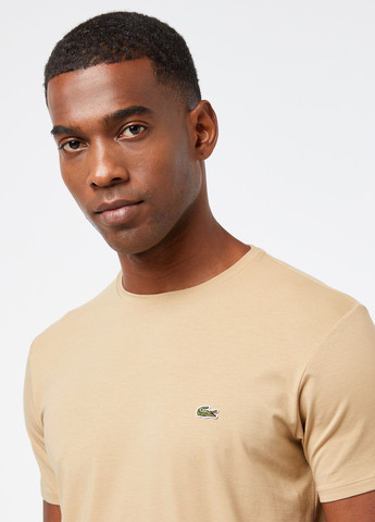 Пудрова футболка Lacoste