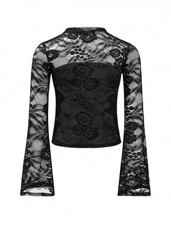 Чёрная блуза SHEIN