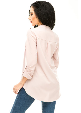 Светло-розовая демисезонная блуза Demma