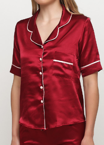 Бордова всесезон піжама (сорочка, шорти) сорочка + шорти Mon Monde