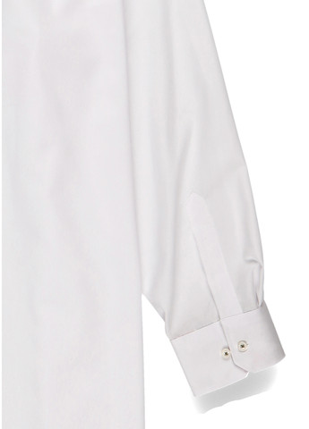 Белая кэжуал рубашка однотонная Eterna