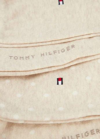 Бежевые носкии (2 пары) Tommy Hilfiger горошки (343745240)