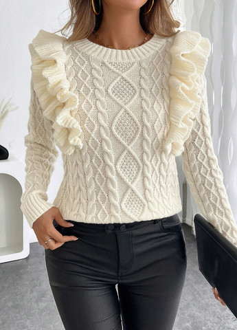 Світло-бежевий демісезонний джемпер джемпер SHEIN