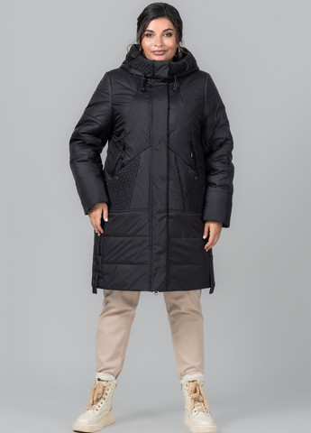 Чорне демісезонне Пальто A'll Posa