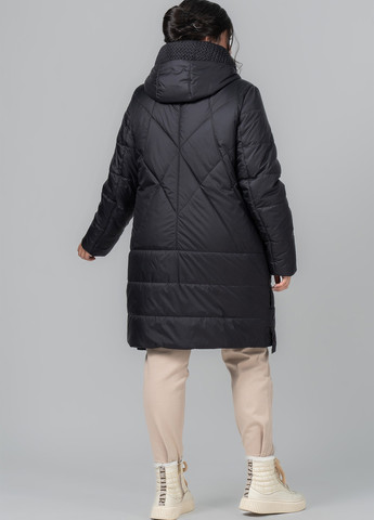 Чорне демісезонне Пальто A'll Posa