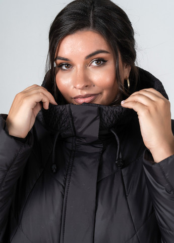 Чорне демісезонне Пальто A'll Posa