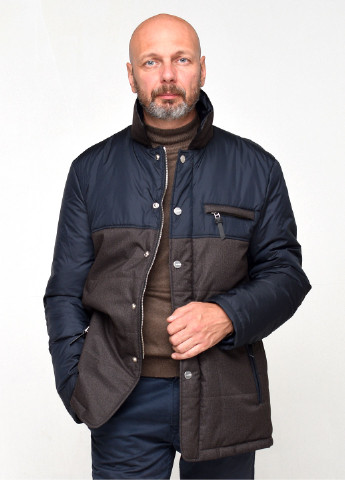 Комбинированная демисезонная куртка с комбинированием тканей Astoni Dublin-2